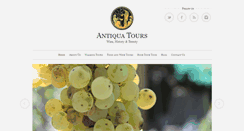 Desktop Screenshot of antiquatours.com