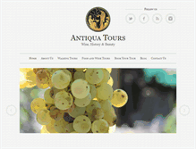 Tablet Screenshot of antiquatours.com
